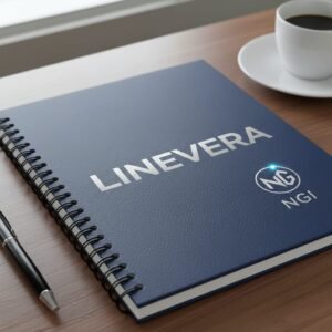 Linevera Best Practice A4 Spiral Notebook – Smooth Writing, Maximum Convenience